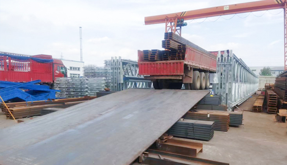 Malaysia-kundeordre — 45m Bailey Bridge-belastningstest